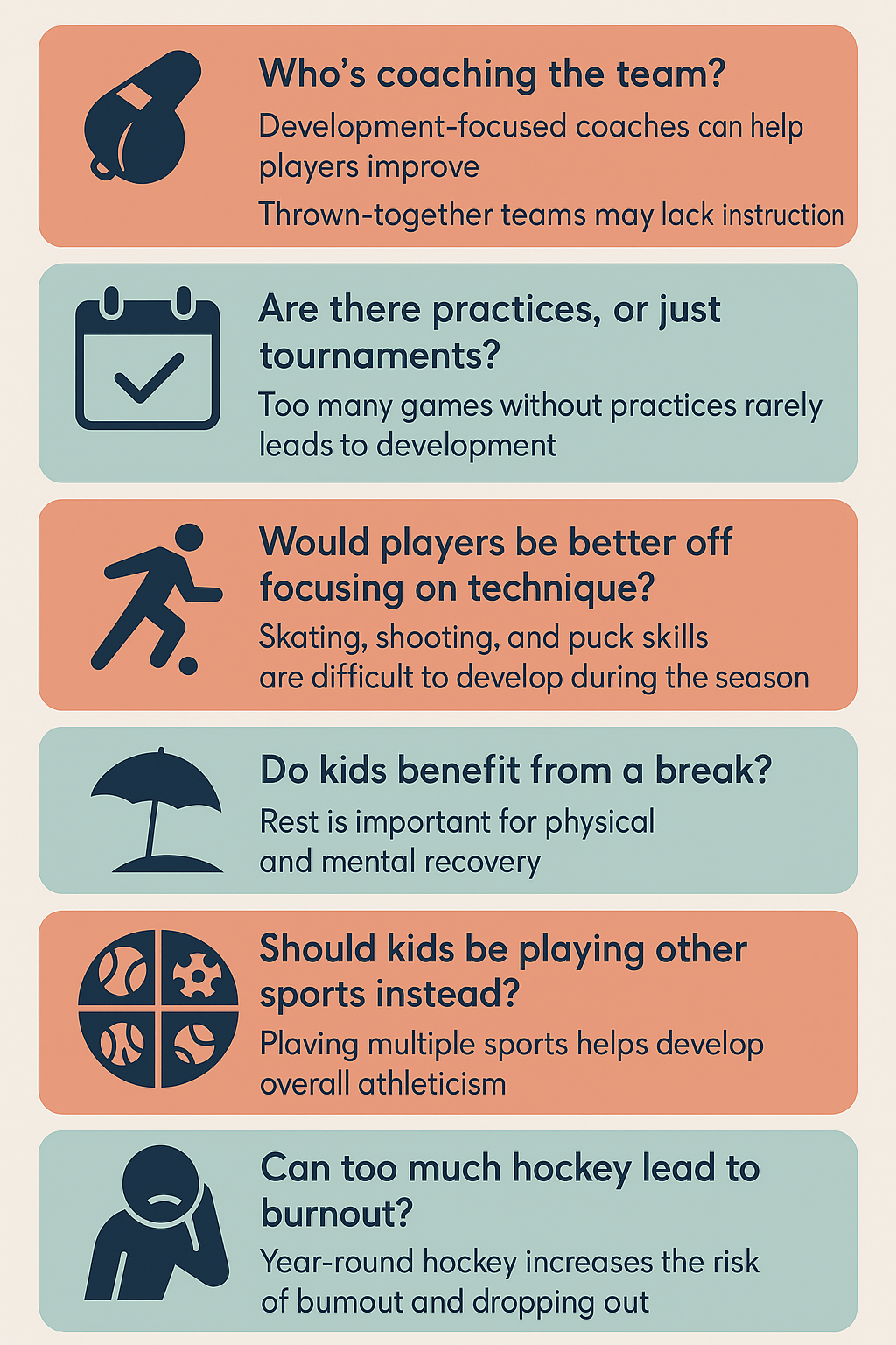Does Spring Hockey Help or Hurt Youth Development? 8 Questions.
